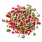 uttons Galore Colorful Polymer Clay Embellishments for Craft Scrapbooks Cardmaking (Yuletide Fun, 1,800 Pieces - 36 Grams)
